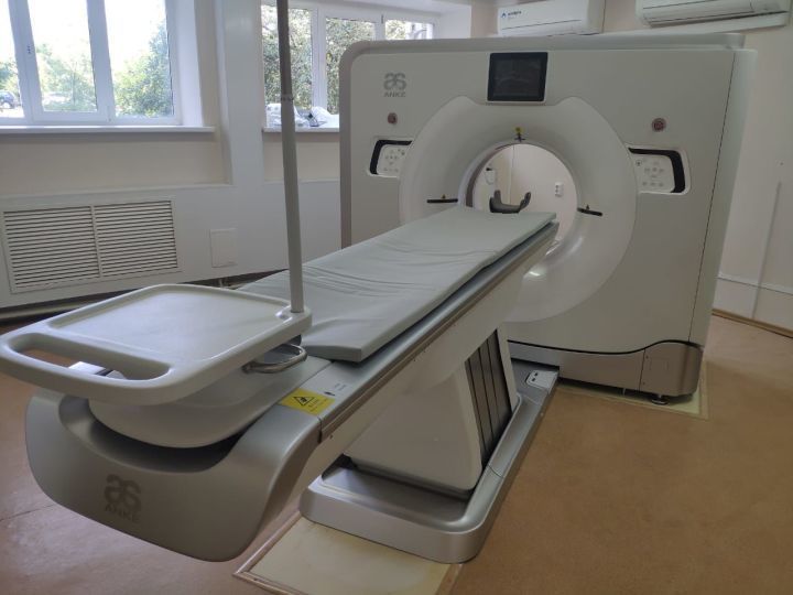 Үзәк район хастаханәсендә яңа компьютер томографы урнаштырылды
