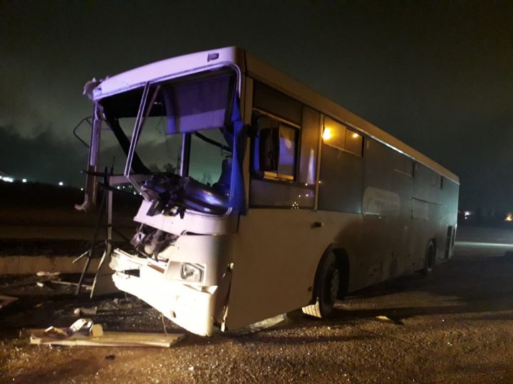 Алабугада йөк машинасы белән автобус һәлакәтендә бер кеше һәлак булган